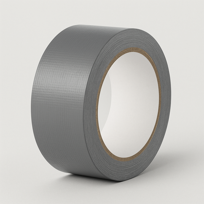Duct tape 50mm, 50meter Grijs